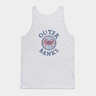 Outer Banks (OBX), North Carolina, with Atlantic Blue Crab on Wind Rose Tank Top